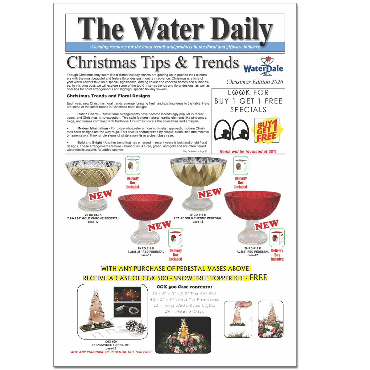 Christmas Water Daily 2026